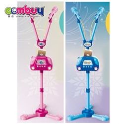 KB047244 KB047245 - Karaoke adjustable stand children singing toy dual music microphone
